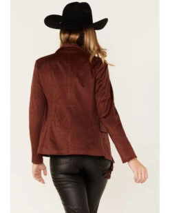 Shyanne Women's Fringe Faux Suede Blazer -Western Cowboy Clothing Shop 2000373362 203 P4