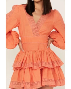 Maia Bergman Women's Mika Lace Tiered Dress -Western Cowboy Clothing Shop 2000373861 800 P3