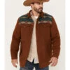 Moonshine Spirit Men's Jarvis Southwestern Wool Shacket