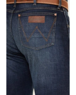 Wrangler Retro Men's 88MWZ Stone Dark Wash Slim Straight Stretch Denim Jeans -Western Cowboy Clothing Shop 2000374568 416 P4