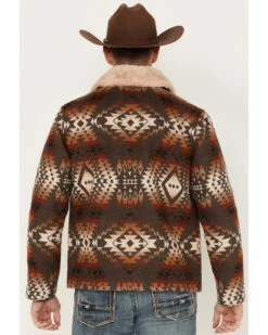 Pendleton Men's Silverton Shearling Collar Wool Coat -Western Cowboy Clothing Shop 2000374621 200 P4