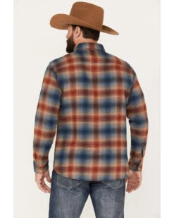 Pendleton Men's Burnside Plaid Button Down Long Sleeve Western Shirt -Western Cowboy Clothing Shop 2000374657 410 P4