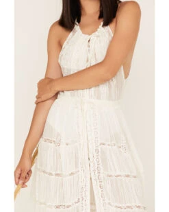 Free People Women's Dolly Ruffle Lace Bodysuit Dress -Western Cowboy Clothing Shop 2000374758 103 P3