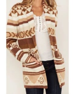 Idyllwind Women's Twin Pines Southwestern Stripe Print Cardigan -Western Cowboy Clothing Shop 2000375312 103 P3