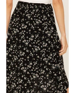 Beyond The Radar Women's Floral Print Midi Skirt 7 Beyond The Radar Women's Floral Print Midi Skirt -Western Cowboy Clothing Shop 2000375601 001 P4