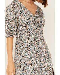 Beyond The Radar Women's Floral Print Split Leg Midi Dress -Western Cowboy Clothing Shop 2000375668 400 P3