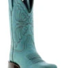 Caborca Silver By Liberty Black Women's Tessa Butterfly Embroidered Western Boots - Square Toe