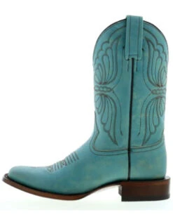 Caborca Silver By Liberty Black Women's Tessa Butterfly Embroidered Western Boots - Square Toe -Western Cowboy Clothing Shop 2000375693 440 P3
