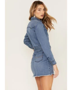 Idyllwind Women's Medium Wash Belted Western Denim Dress -Western Cowboy Clothing Shop 2000375742 400 P4