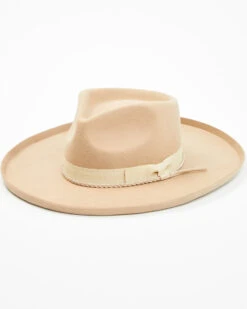 Shyanne Women's Ribbon Wool Felt Fashion Western Hat