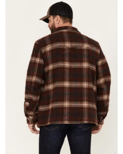 Powder River Outfitters Men's Plaid Print Full-Zip Wool Jacket -Western Cowboy Clothing Shop 2000376138 640 P4