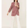Understated Leather Women's Marlboro Fringe Blazer Jacket