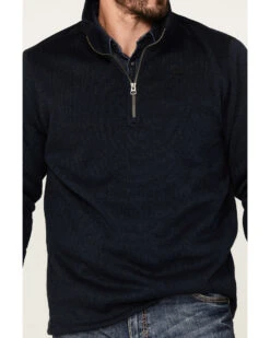 Cinch Men's Solid Sweater Knit 1/4 Zip Front Pullover  -Western Cowboy Clothing Shop 2000376675 410 P3