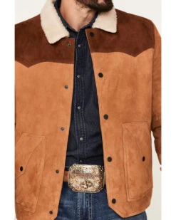 Scully Men's Suede Color Block Jacket -Western Cowboy Clothing Shop 2000377892 280 P3