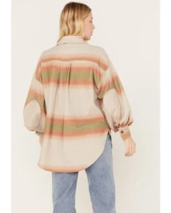 Free People Women's Ombre Serape Print Ruby Jacket -Western Cowboy Clothing Shop 2000378053 103 P4
