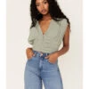 Free People Women's Aria Ruched Corset Crop Top