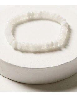 Merkababe Designs Women's Moonstone Stretch Bracelet