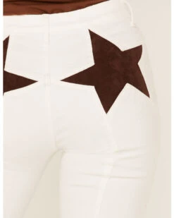 Saints & Hearts Women's High Rise Star Back Seamed Flare Jeans -Western Cowboy Clothing Shop 2000379205 100 P4
