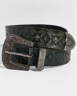 Free People Women's Outlaw Embossed Leather Belt