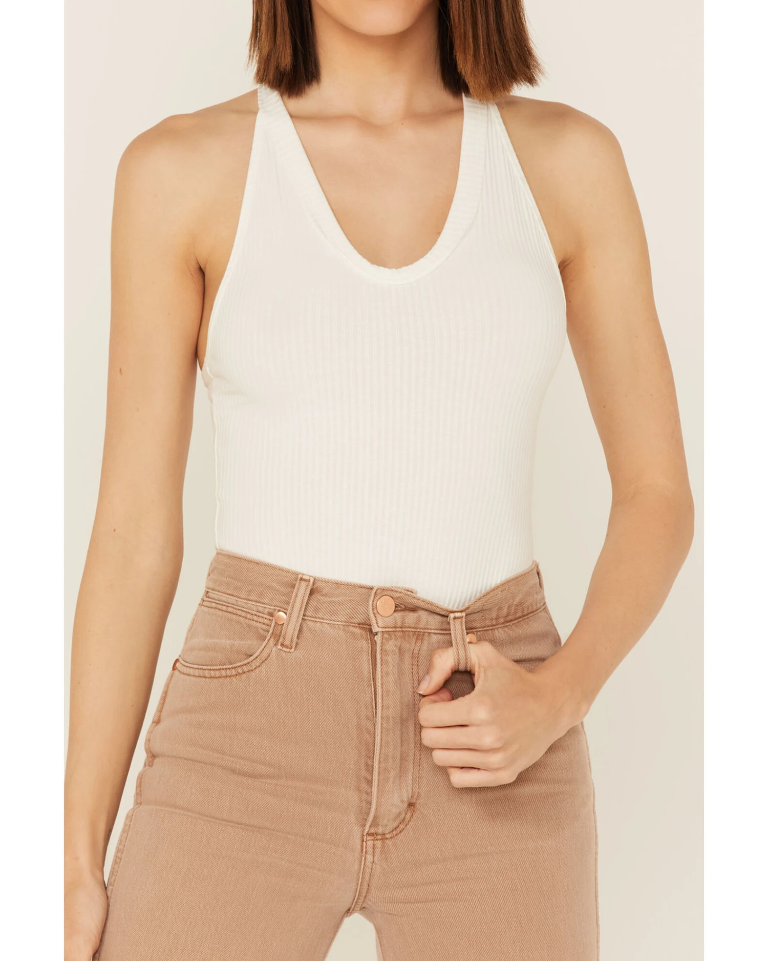 Free People Women's Speed Dial Bodysuit 3 Free People Women's Speed Dial Bodysuit - Image 3