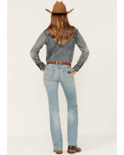 Wrangler Retro Women's Medium Wash Mid Rise Madelyn Bootcut Jeans -Western Cowboy Clothing Shop 2000380194 400 P3
