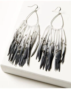 Idyllwind Women's Leather Ombre Studded Rolynn Earrings 