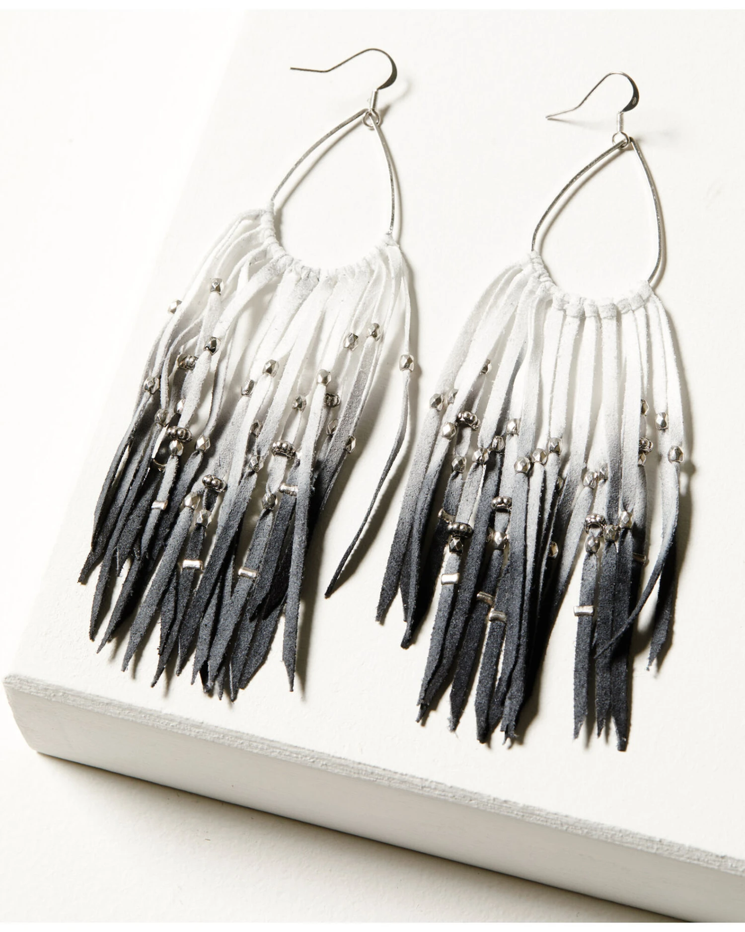 Idyllwind Women's Leather Ombre Studded Rolynn Earrings 1 Idyllwind Women's Leather Ombre Studded Rolynn Earrings