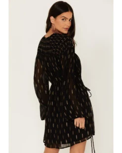 Idyllwind Women's Jolly Metallic Clip Dot Dress -Western Cowboy Clothing Shop 2000381225 001 P4