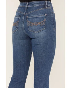 Idyllwind Women's Navaho Dark Wash High Risin' Distressed Bootcut Jeans -Western Cowboy Clothing Shop 2000381386 416 P4