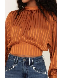 Flying Tomato Women's Shadow Stripe Top -Western Cowboy Clothing Shop 2000381463 220 P3