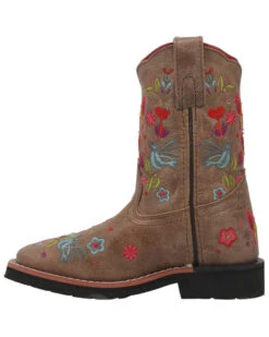 Dan Post Girls' Embroidered Western Boots - Broad Square Toe 9 Dan Post Girls' Embroidered Western Boots - Broad Square Toe -Western Cowboy Clothing Shop 2000381636 251 P3