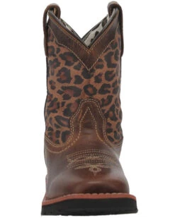 Dan Post Toddler Girls' Leopard Print Western Boots - Broad Square Toe -Western Cowboy Clothing Shop 2000381637 902 P4