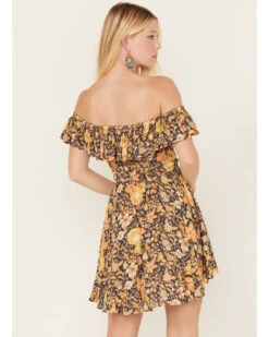 Spell Women's Hibiscus Lane Off-Shoulder Sun Dress -Western Cowboy Clothing Shop 2000381812 001 P4