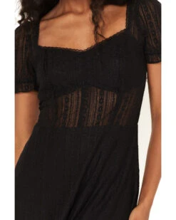 Beyond The Radar Women's Cap Sleeve Lace Dress -Western Cowboy Clothing Shop 2000382217 001 P3