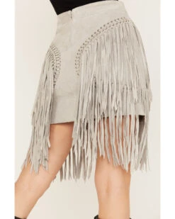 Wonderwest Women's Suede Fringe Mini Skirt -Western Cowboy Clothing Shop 2000382475 020 P4
