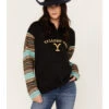 Changes Women's Serape Striped Yellowstone Hoodie