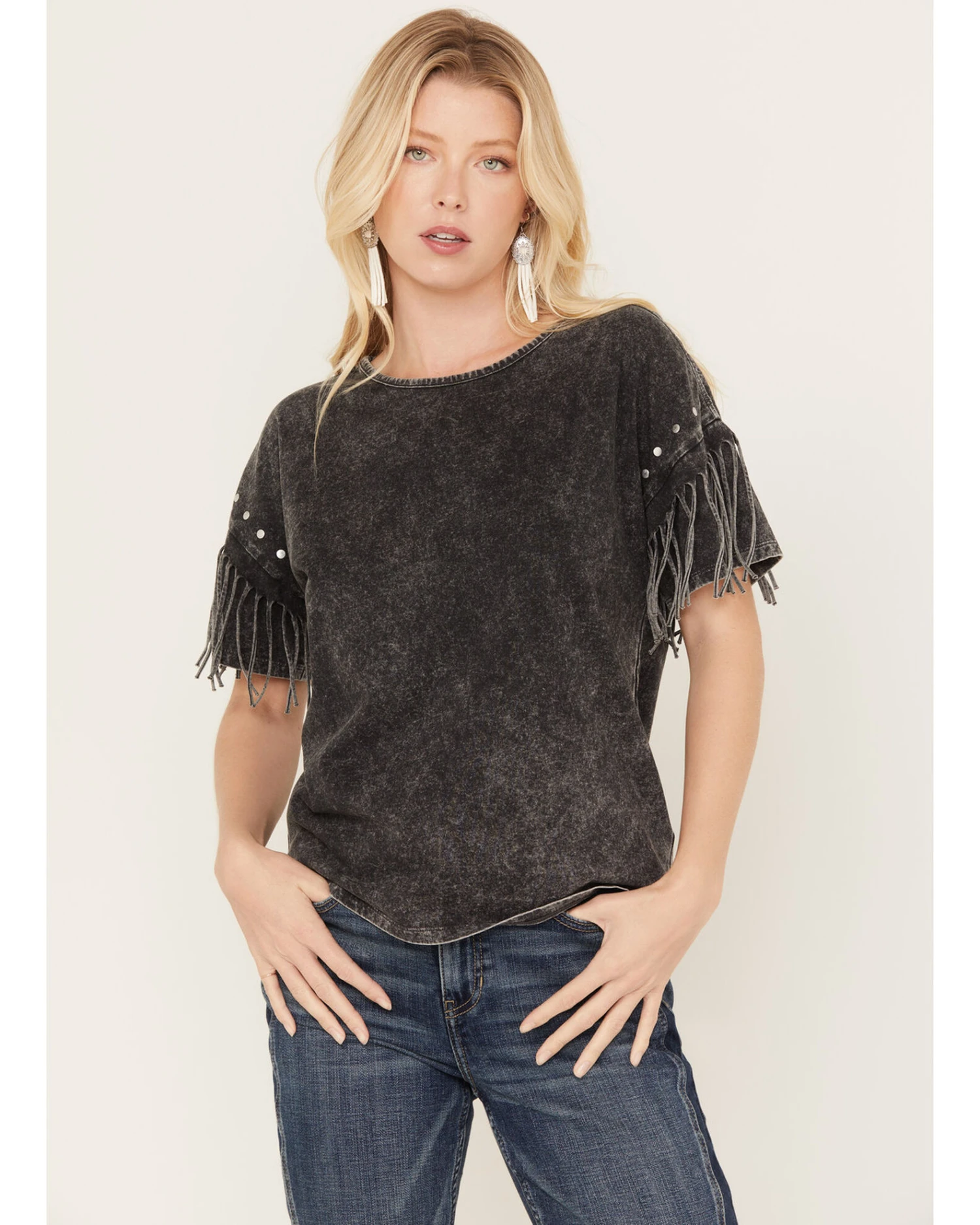 Idyllwind Women's Harlow Short Sleeve Open Back Tee 1 Idyllwind Women's Harlow Short Sleeve Open Back Tee