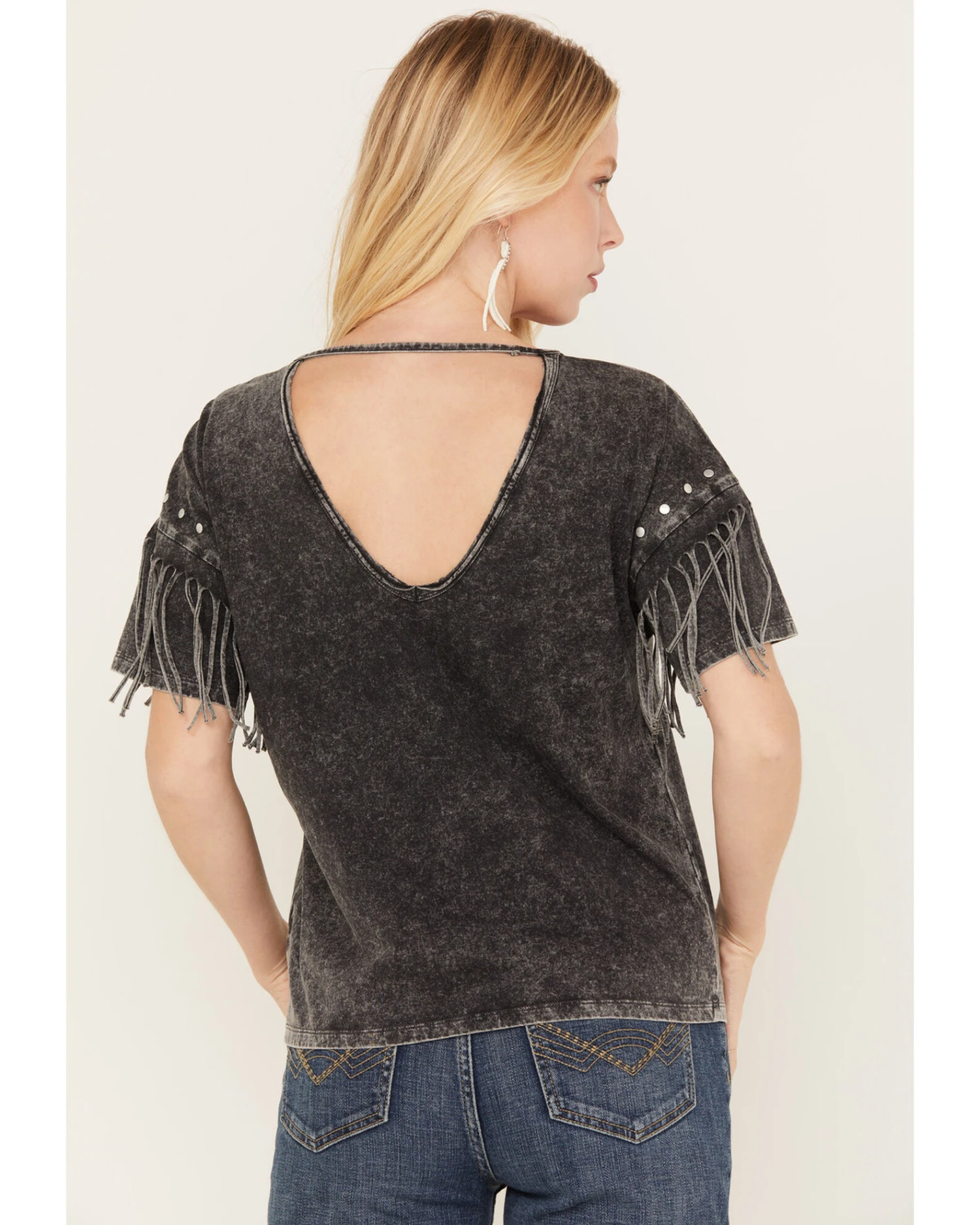Idyllwind Women's Harlow Short Sleeve Open Back Tee 4 Idyllwind Women's Harlow Short Sleeve Open Back Tee - Image 4