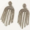 Shyanne Women's Bridal Beaded Fringe Earrings 