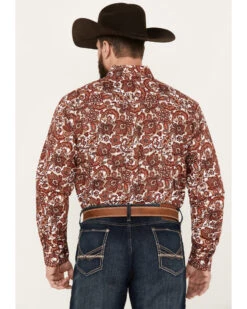 Cinch Men's Paisley Print Long Sleeve Button Down Western Shirt 7 Cinch Men's Paisley Print Long Sleeve Button Down Western Shirt -Western Cowboy Clothing Shop 2000383915 100 P4