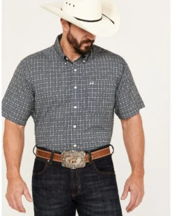 Cinch Men's ARENAFLEX Geo Print Short Sleeve Button Down Western Shirt