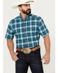 Ariat Men's Pro Series Kenneth Classic Fit Button Down Short Sleeve Western Shirt