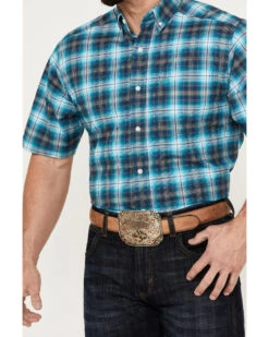 Ariat Men's Pro Series Kenneth Classic Fit Button Down Short Sleeve Western Shirt -Western Cowboy Clothing Shop 2000384582 400 P3