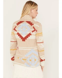 Pendleton Women's Multicolored Print Taos Graphic Cardigan  -Western Cowboy Clothing Shop 2000384696 110 P4