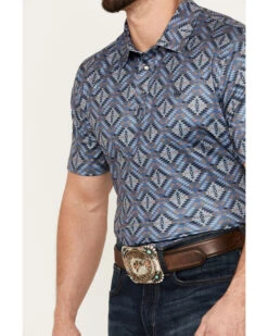 Panhandle Men's Southwestern Short Sleeve Snap Polo -Western Cowboy Clothing Shop 2000385199 400 P3