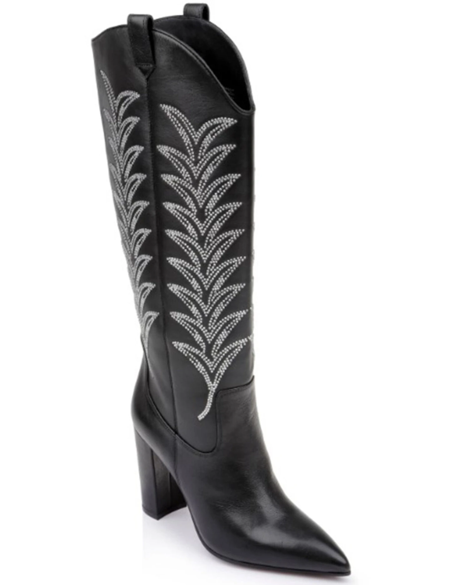 Daniel X Diamond Women's The Tall T Leather Western Boots - Pointed Toe 1 Daniel X Diamond Women's The Tall T Leather Western Boots - Pointed Toe