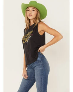 White Crow Women's Midnight Cowboy Graphic Tank -Western Cowboy Clothing Shop 2000385818 001 P3