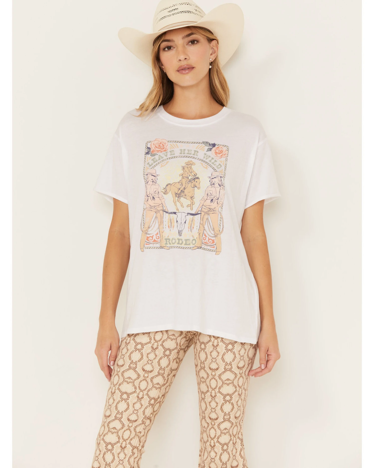 White Crow Women's Leave Her Wild Graphic Tee 1 White Crow Women's Leave Her Wild Graphic Tee
