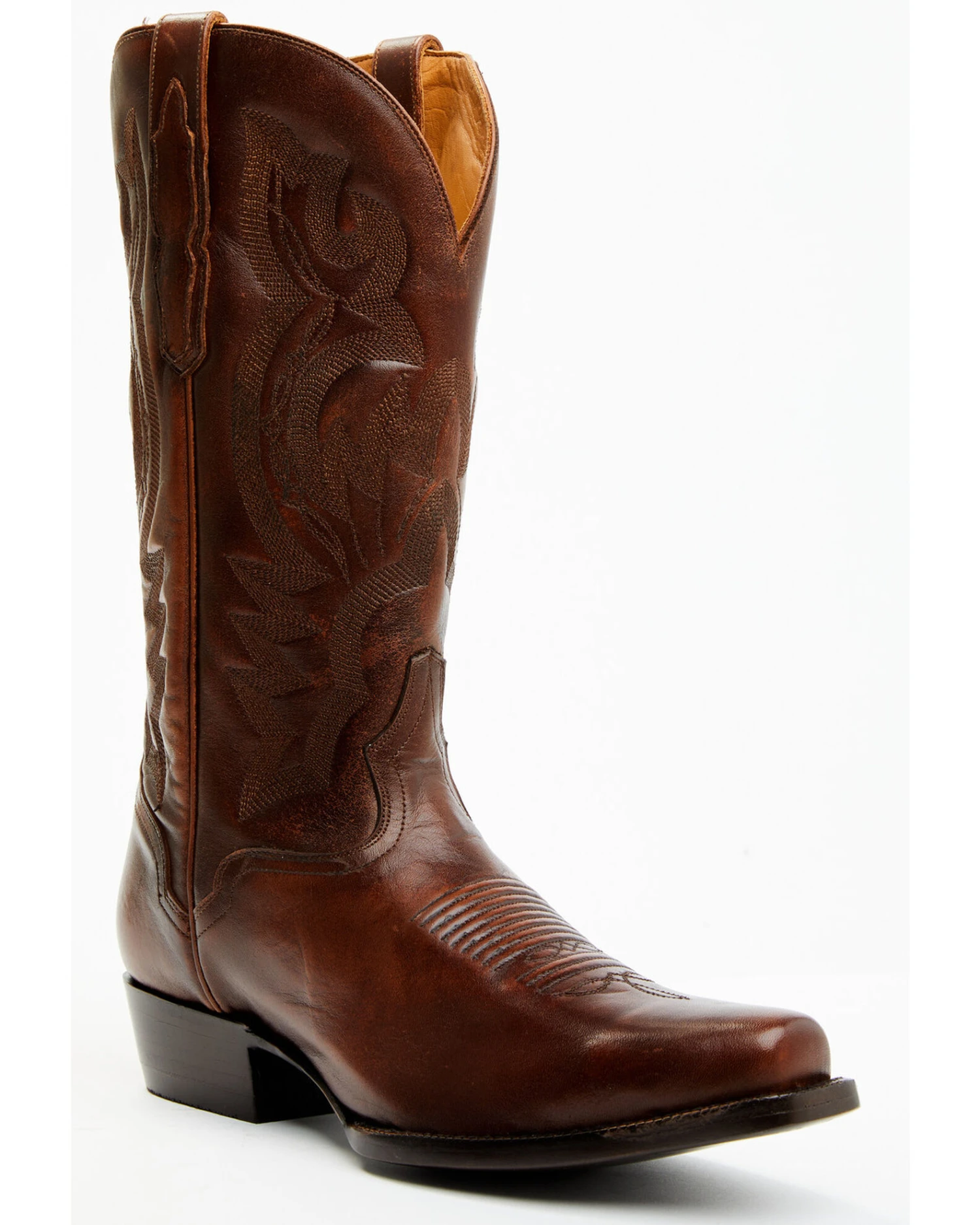 El Dorado Men's Calf Leather Western Boots - Square Toe 1 El Dorado Men's Calf Leather Western Boots - Square Toe