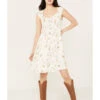 Cleo + Wolf Women's Butterfly Print A-Line Dress